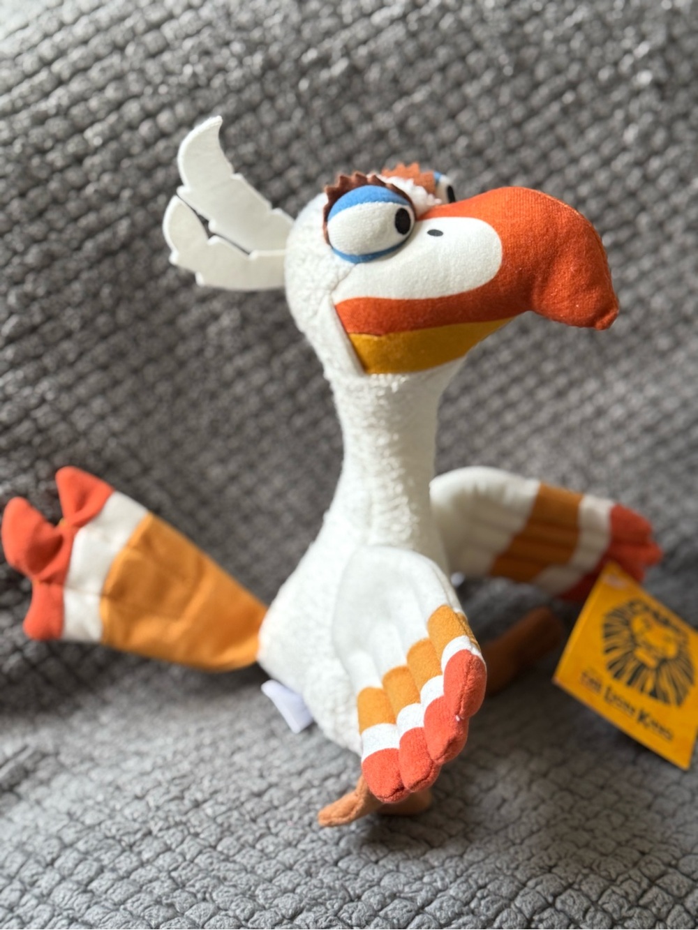 Disney The Lion King Broadway Musical Zazu Plush 11" NWT Rare